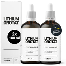 Laden Sie das Bild in den Galerie-Viewer, Lithium Orotat, lithium orotate junali, lithium solution 100 ml drops