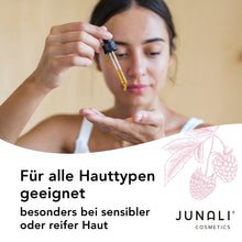 Laden Sie das Bild in den Galerie-Viewer, JUNALI® Himbeersamenöl – 100 % rein & kaltgepresst (2x 100 ml)