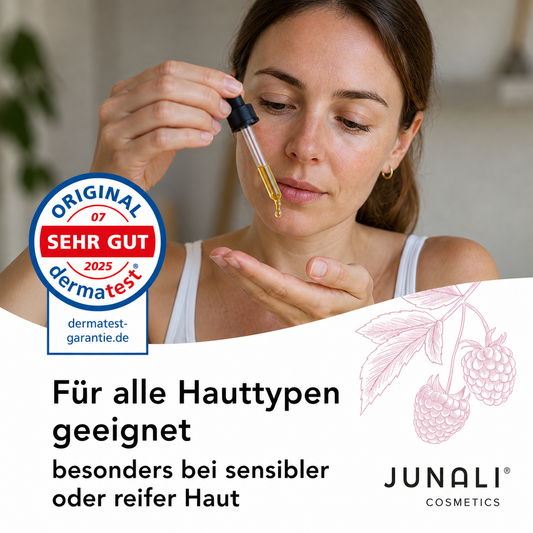 JUNALI® Himbeersamenöl – 100 % rein & kaltgepresst (2x 100 ml)