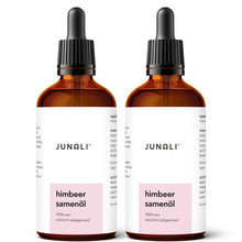 Laden Sie das Bild in den Galerie-Viewer, JUNALI® Himbeersamenöl – 100 % rein & kaltgepresst (2x 100 ml)