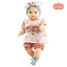 Laden Sie das Bild in den Galerie-Viewer, Paola Reina Puppe Los Manus Anastassia, Weichkörperpuppe Paola Reina Anastassia mit Sommersprossen 07047