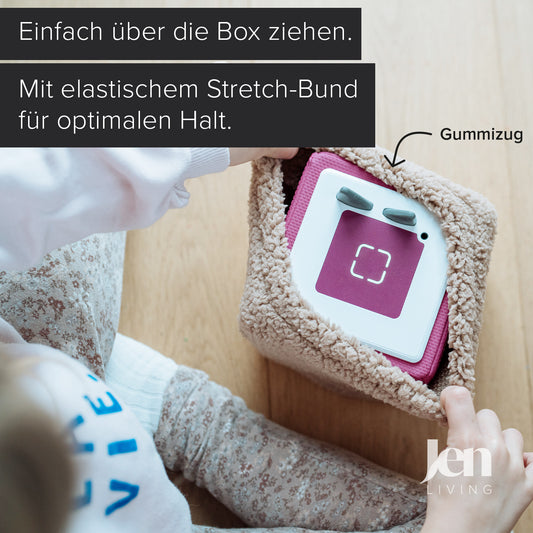 JenLiving - Bezug für die TonieBox aus Teddy Plüsch Stoff