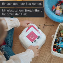 Laden Sie das Bild in den Galerie-Viewer, Musikbox SLEEVY Stretch, Teddy Natur, Schutzbezug für die Toniebox