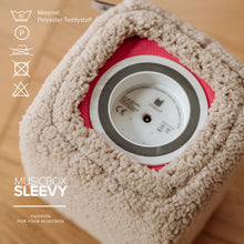 Laden Sie das Bild in den Galerie-Viewer, Musikbox SLEEVY Stretch, Teddy Nuts & Creme, Schutzbezug für die Toniebox