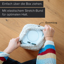 Laden Sie das Bild in den Galerie-Viewer, Musikbox SLEEVY Stretch, Schutzbezug für die Toniebox 1 und 2 aus Teddy Stoff