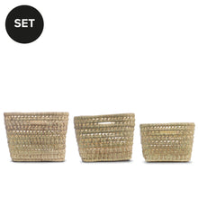 Laden Sie das Bild in den Galerie-Viewer, Aufbewahrungsboxen aus Palmblatt, palm leaf basket box