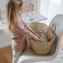 Laden Sie das Bild in den Galerie-Viewer, Set aus Puppentrage LUCY LOU und Bettwäsche Natur weiß