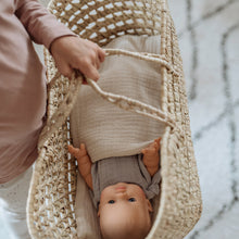Laden Sie das Bild in den Galerie-Viewer, Puppenbettwäsche Natur weiß