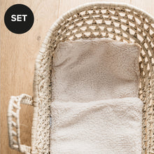 Laden Sie das Bild in den Galerie-Viewer, Set aus Puppentrage LUCY LOU und Bettwäsche Teddy