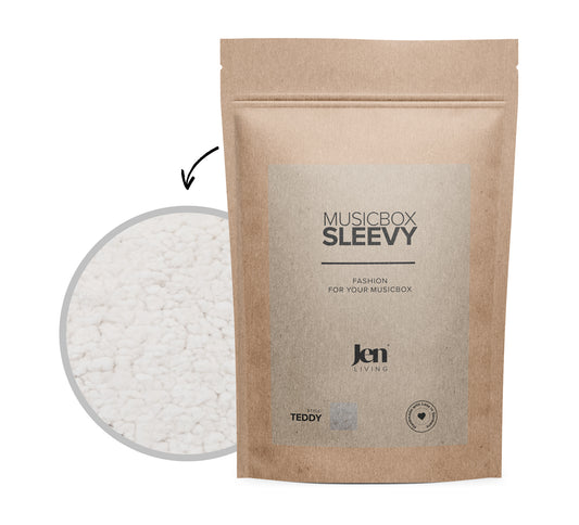 Musikbox SLEEVY TEDDY ecru white, Schutzbezug für die Toniebox