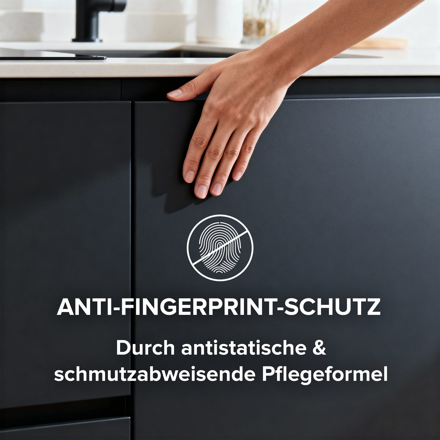 JUNALI® Matt Set, Oberflächen Mattreiniger + Mikrofasertuch