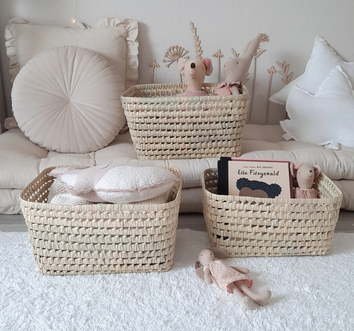 JenLiving® Aufbewahrungsboxen NALY 3er Set