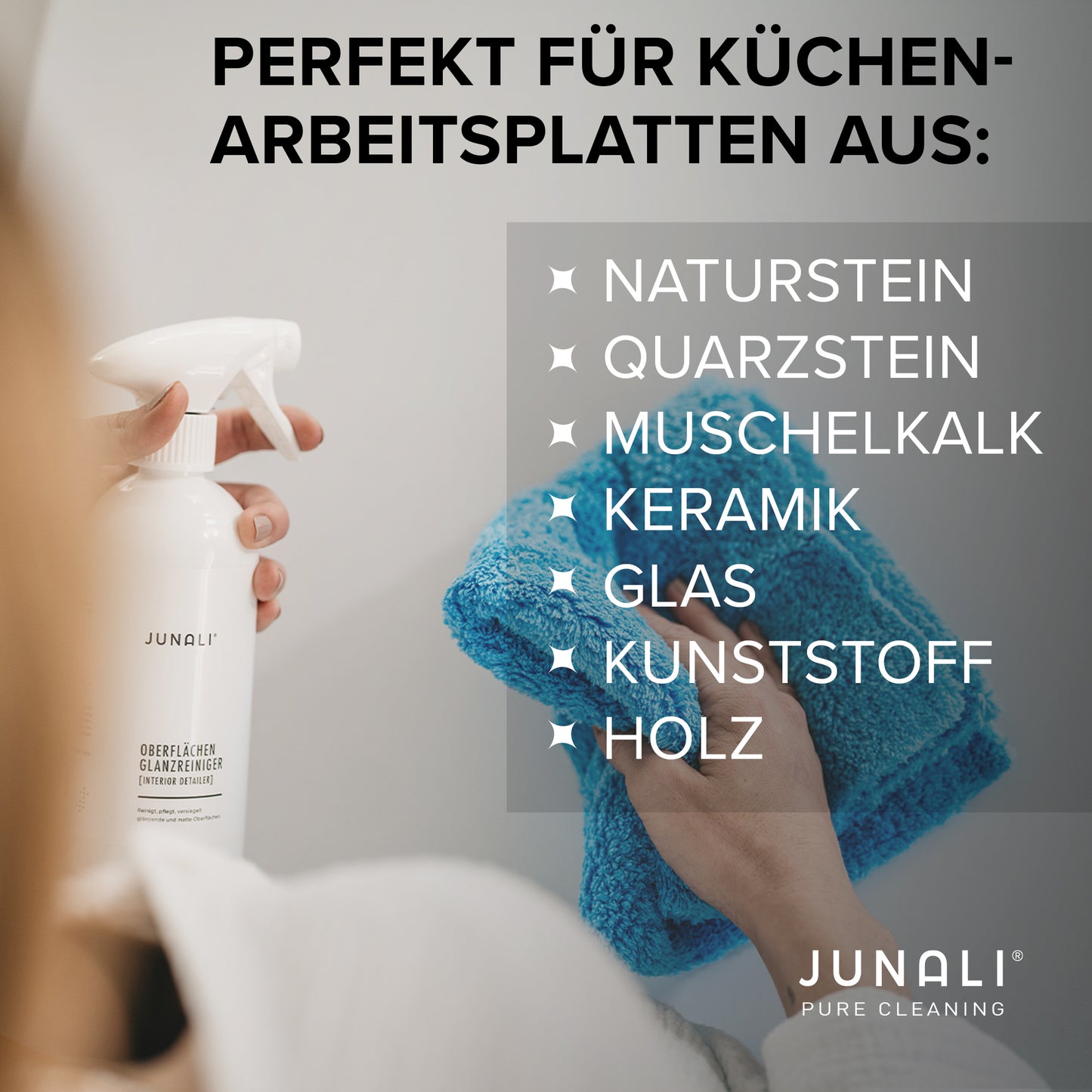 JUNALI® Oberflächen Glanzreiniger - Refill 2,5 L