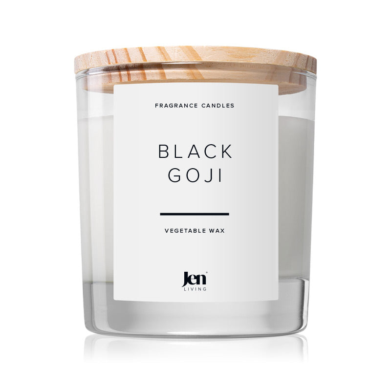 JenLiving® BLACK GOJI Fragrance Candle