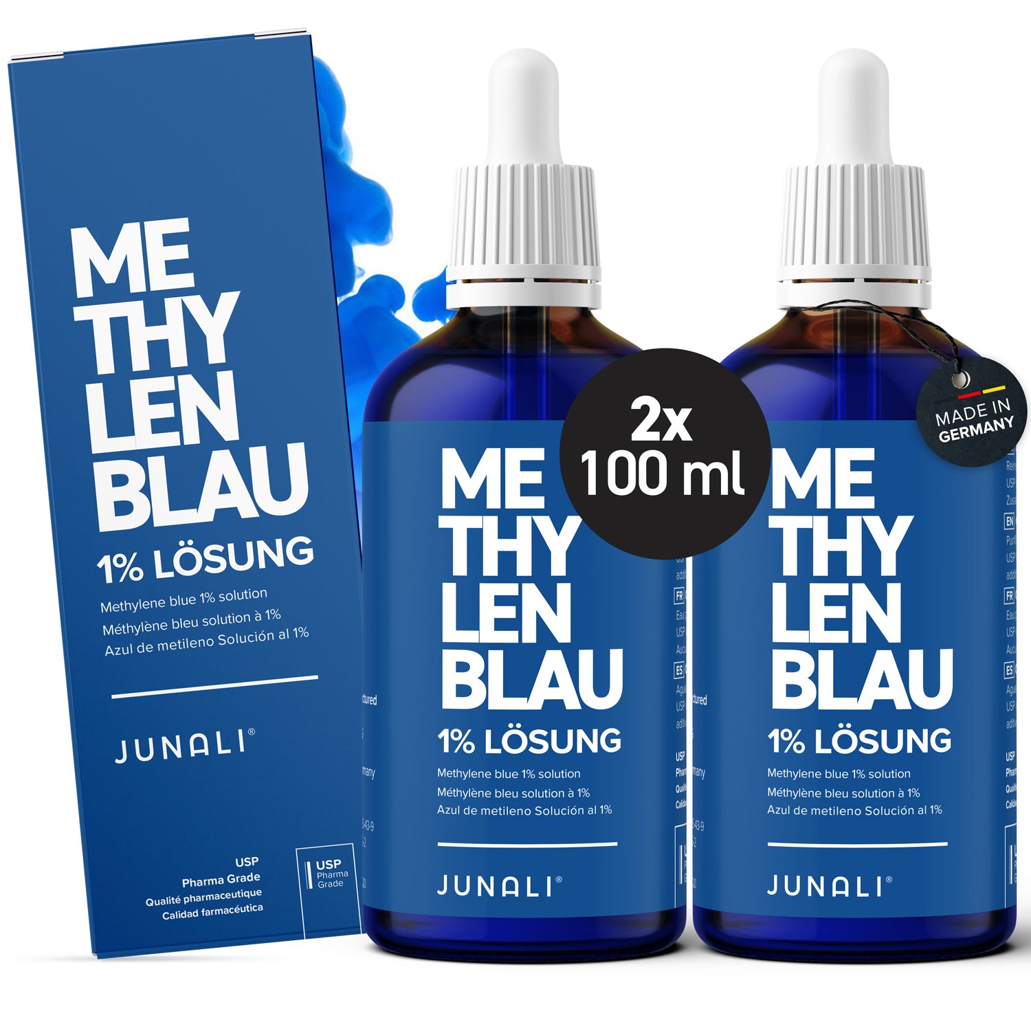Methylene Blue, Methylenblau Lösung von JUNALI Labs