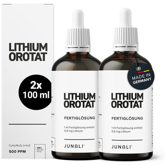 Lithium Orotat, lithium orotate junali, lithium solution 100 ml drops