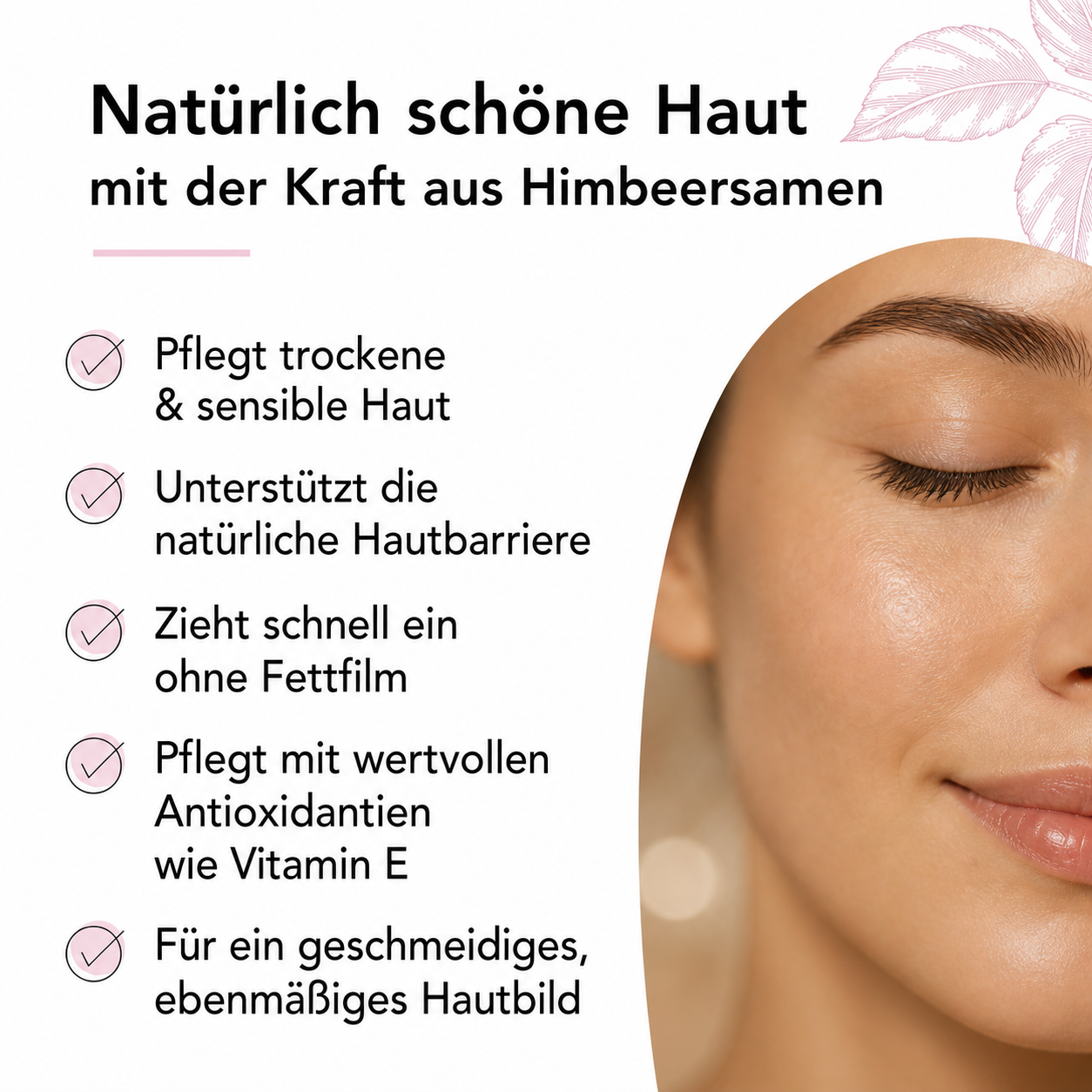 JUNALI® Himbeersamenöl – 100 % rein & kaltgepresst (2x 100 ml)