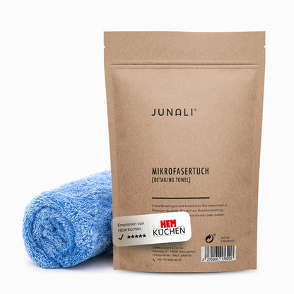 JUNALI® Glossy Set, Oberflächen Glanzreiniger + Mikrofasertuch