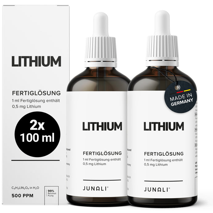 Lithium Orotat, lithium orotate junali, lithium solution 100 ml drops