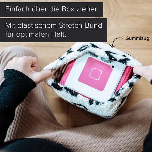 Musikbox SLEEVY Stretch, Teddy Leo, Schutzbezug für die Toniebox