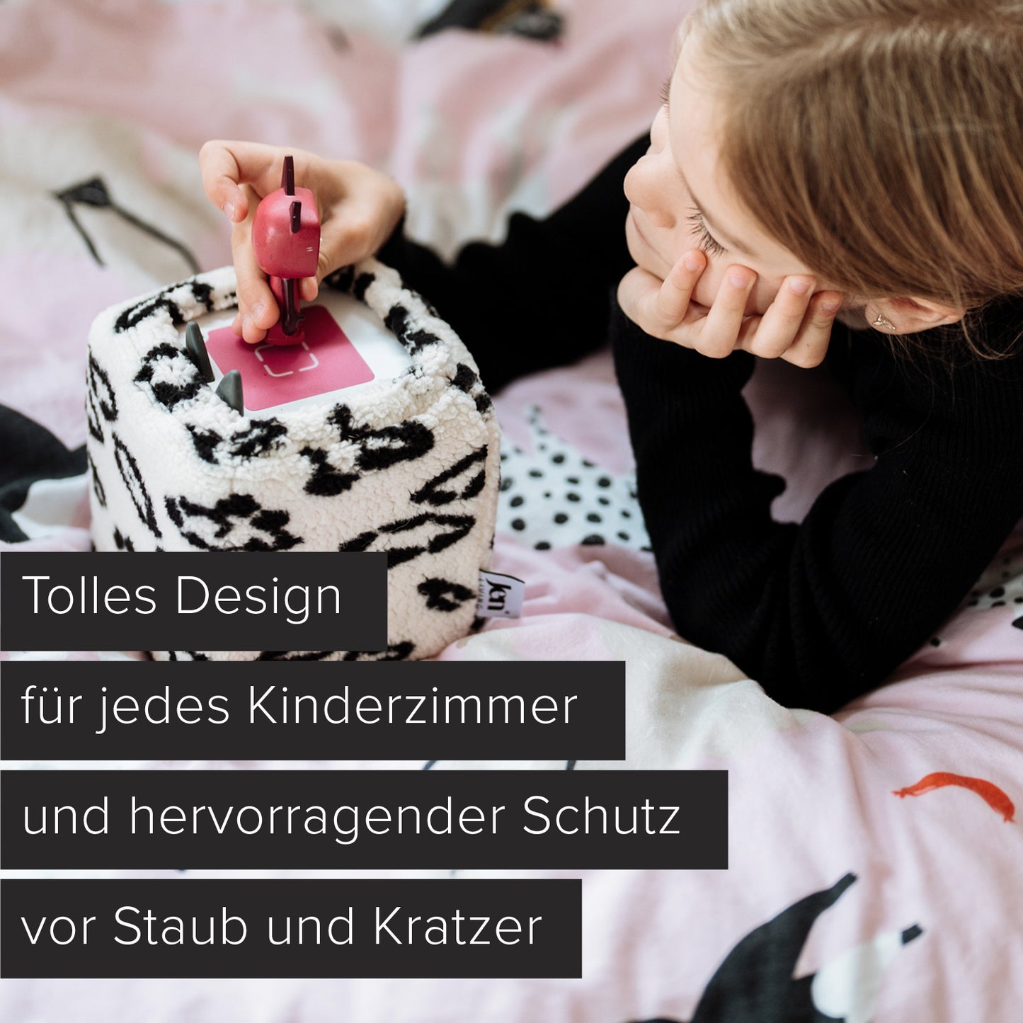 Musikbox SLEEVY Stretch, Teddy Leo, Schutzbezug für die Toniebox