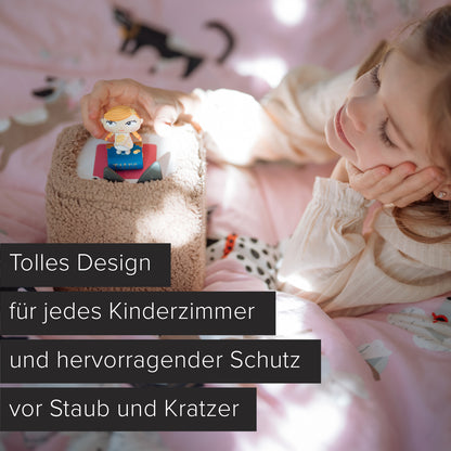 Musikbox SLEEVY Stretch, Teddy Nuts & Creme, Schutzbezug für die Toniebox