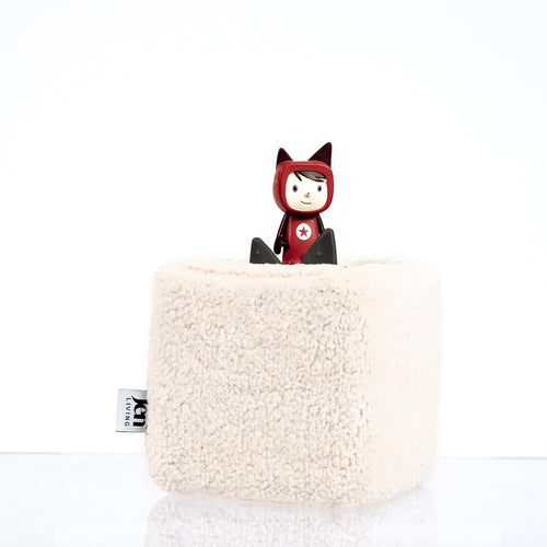 tonie box hülle natur aus Teddy Stoff, Sleevy Teddy