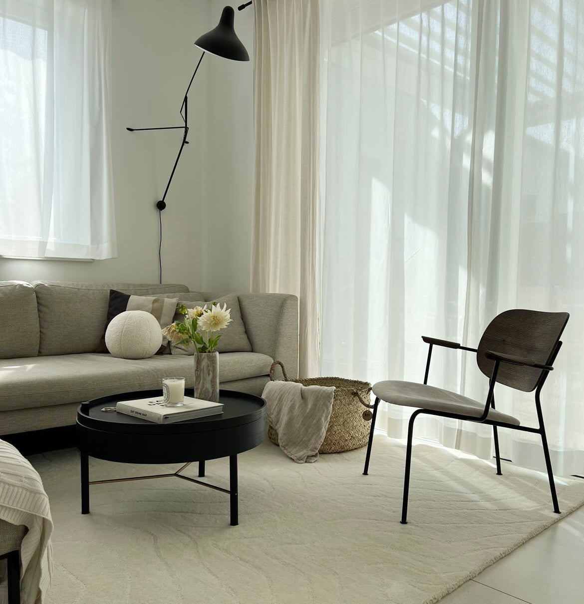 JenLiving® Aufbewahrungskorb LIV im Boho Style