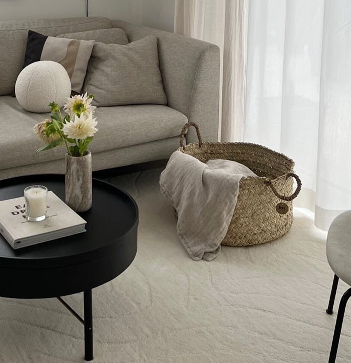 JenLiving® Aufbewahrungskorb LIV im Boho Style