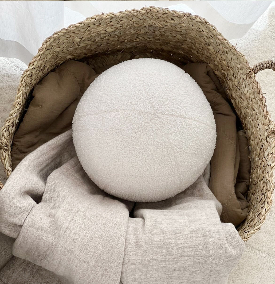 JenLiving® Aufbewahrungskorb LIV im Boho Style