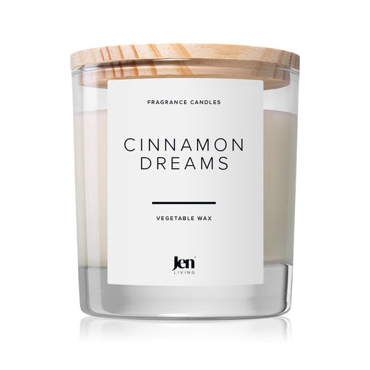 JenLiving® CINNAMON DREAMS Fragrance Candle