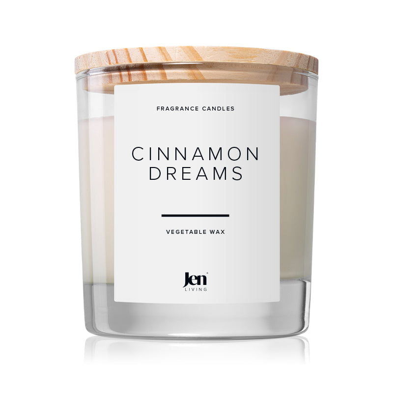 JenLiving® CINNAMON DREAMS Fragrance Candle