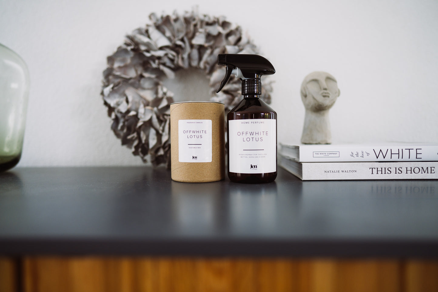 JenLiving® OFFWHITE LOTUS Home Perfume
