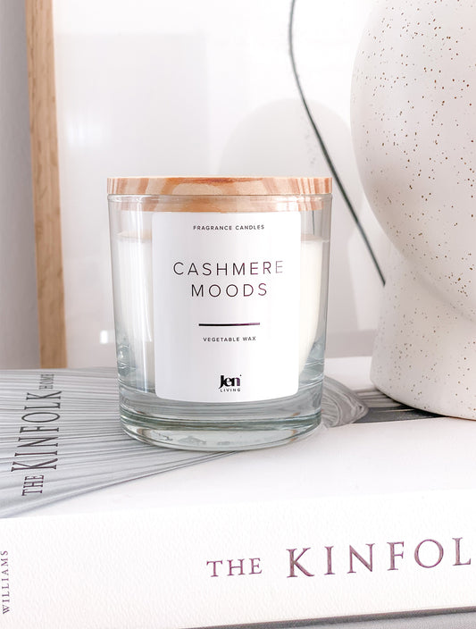 JenLiving® CASHMERE MOODS Fragrance Candle