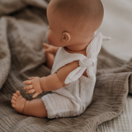 Paola Reina Puppe Scandi Girl + Romper Musselin