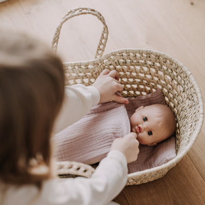 Puppenbettwäsche Pudertraum rosa
